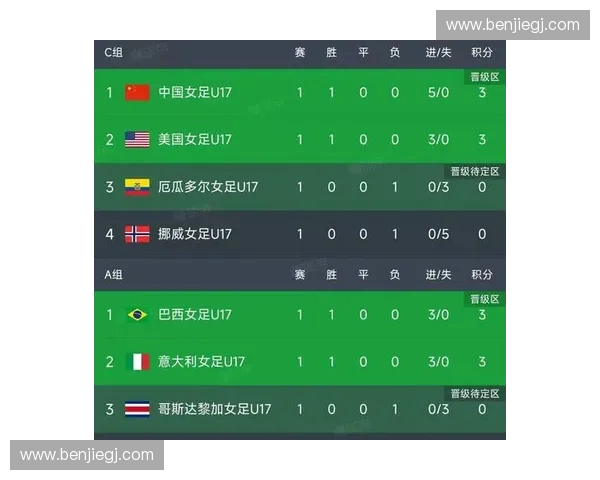 世界杯预选赛积分榜最新排名揭示各队出线形势分析